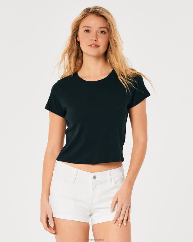 Bottoms Hollister Women Low-Rise White Denim Shorts 3\\ 48820605 White